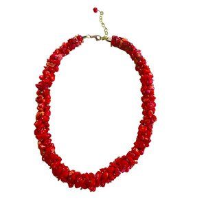 Vintage genuine Natural Coral Branch Necklace